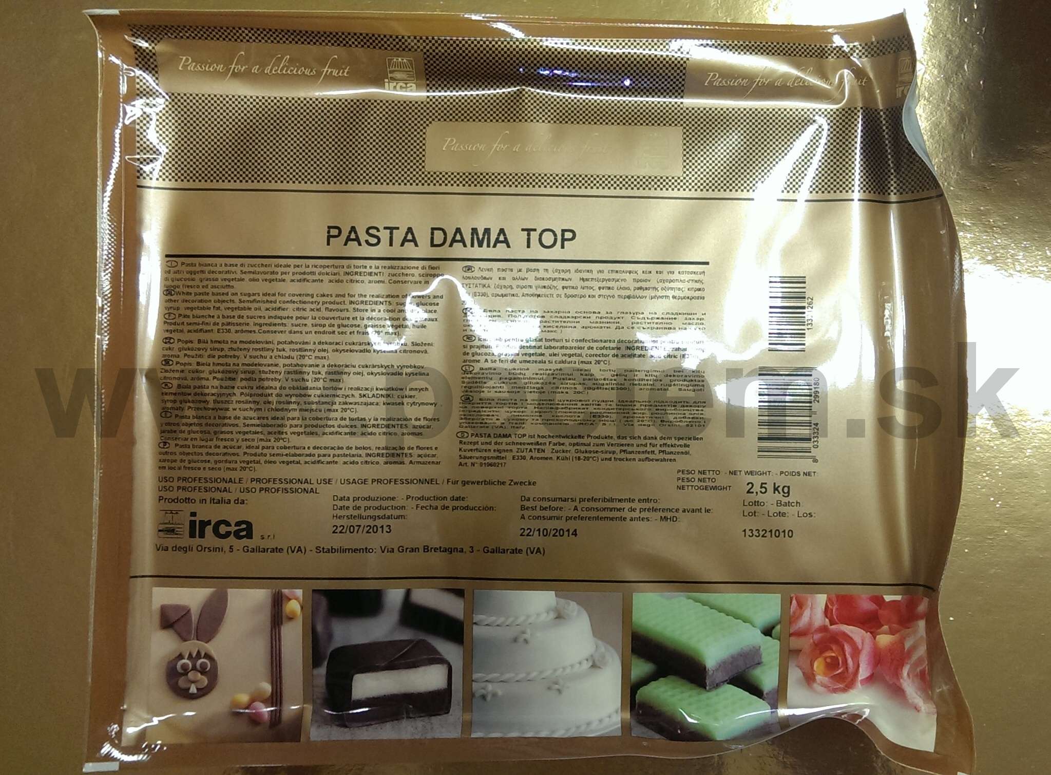 Pasta Dama Top 2,5 kg