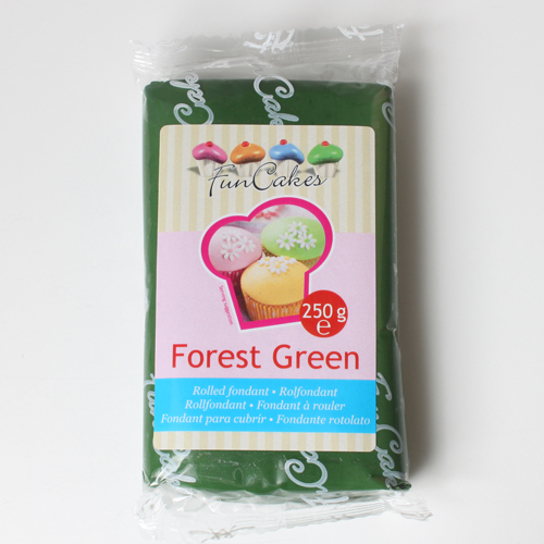 Roll fondant Forest green tmavo zelený 250 g