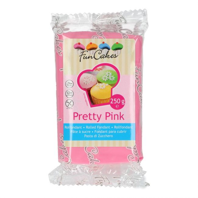 Roll fondant Pretty Pink -cukríkovo ružový 250 g