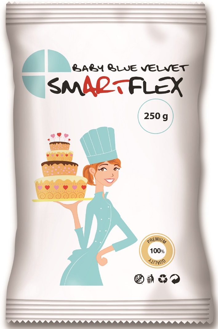 Smartflex velvet baby blue sv.modý 250 g