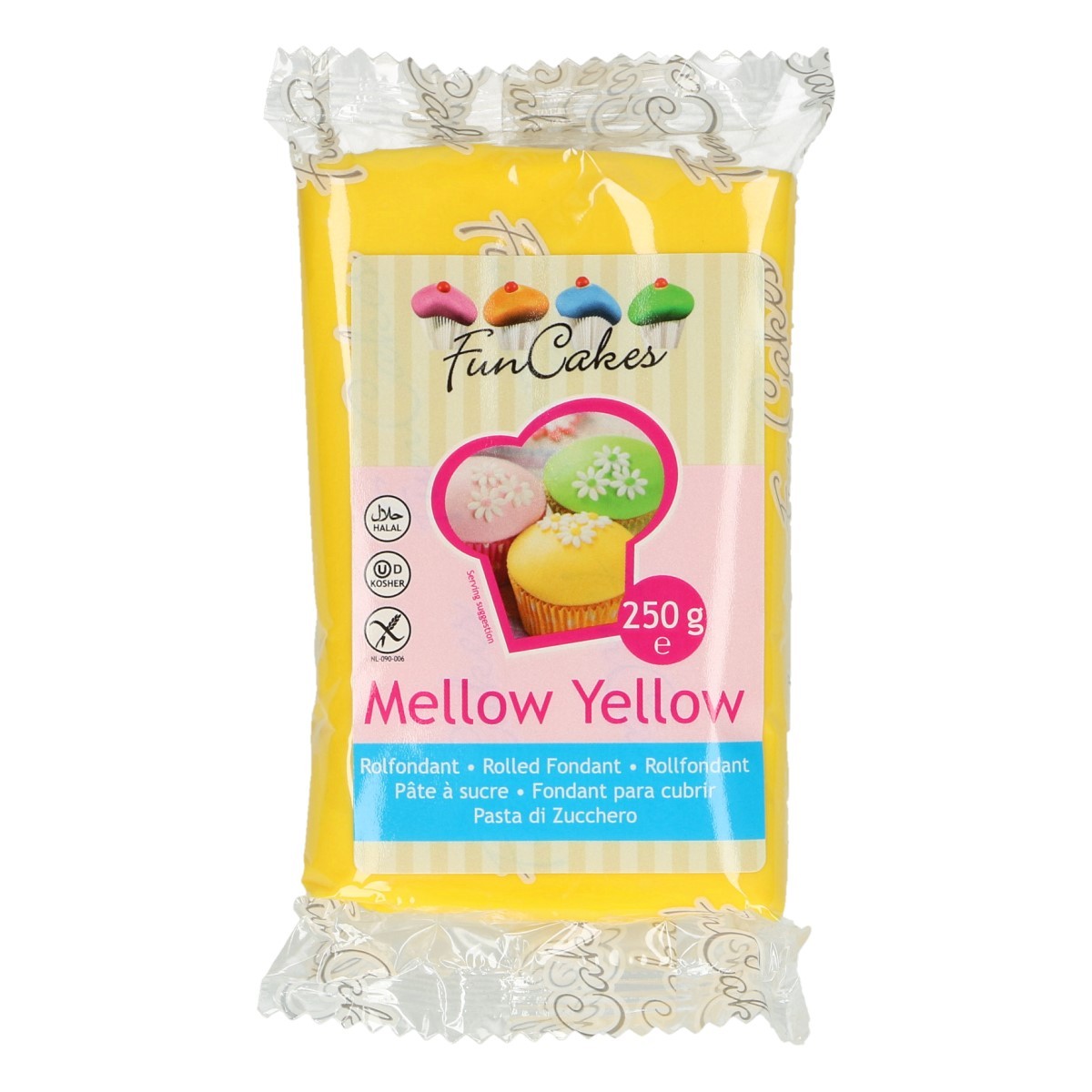 Roll fondant Mellow yelow-žltý 250 g