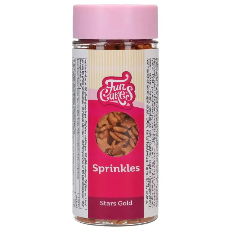 Fun Cakes - Zdobenie zlaté hviezdičky 60 g