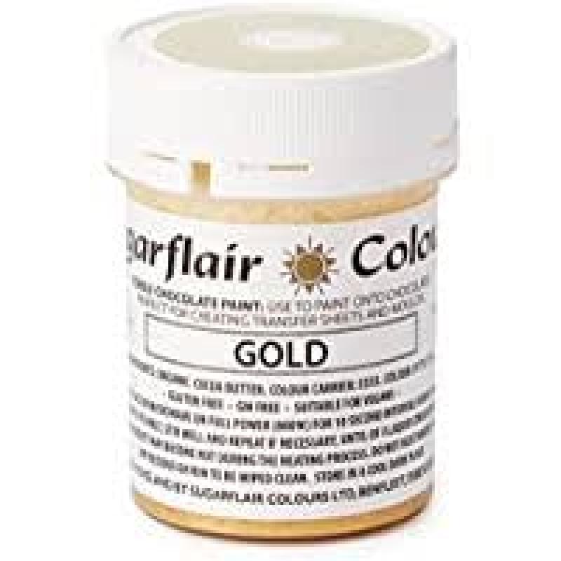 Farba na maľovanie čokolády zlatá SGF 35 g
