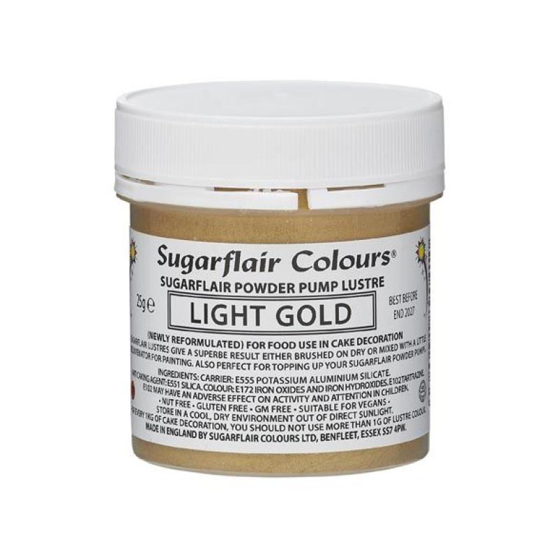Prášková farba Light Gold 25 g