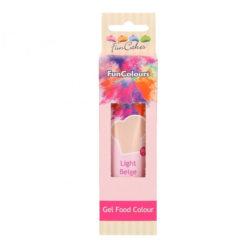 Farba gélová Light Beige, telová 30g