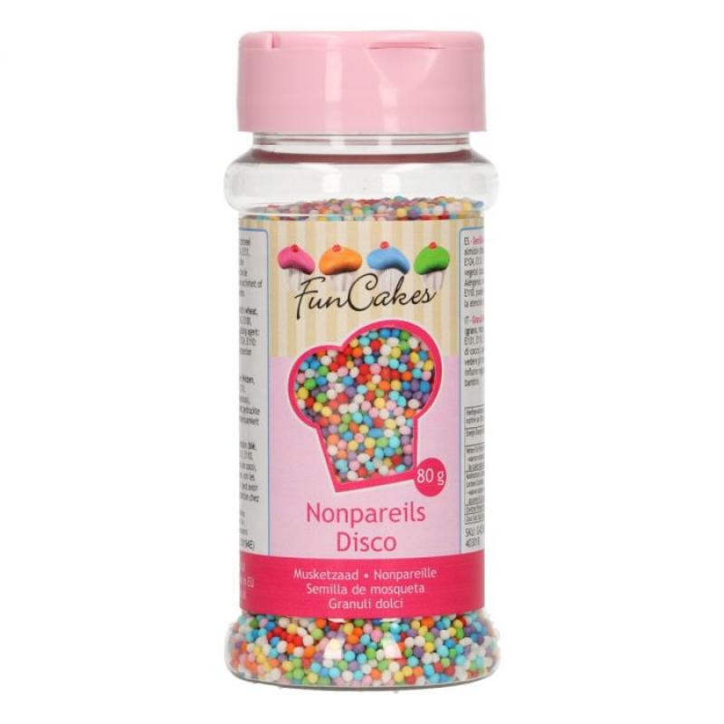 Zdobenie farebý disco mix mini perličky 80 g
