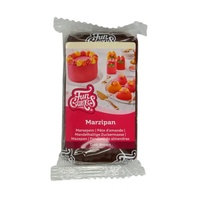 Fun Cakes Marcipán Dark Brown tmavo hnedý 250g
