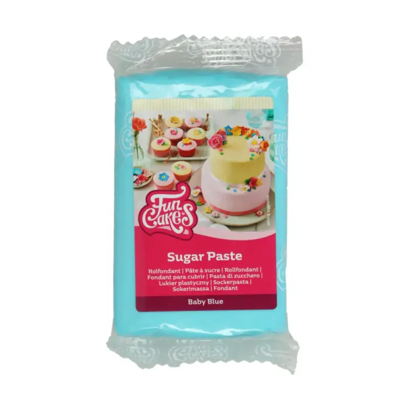 FunCakes Cukrová pasta Baby Blue svetlo modrá 250 g
