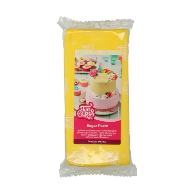 Fun Cakes Cukrová pasta Mellow Yellow žltá 1kg