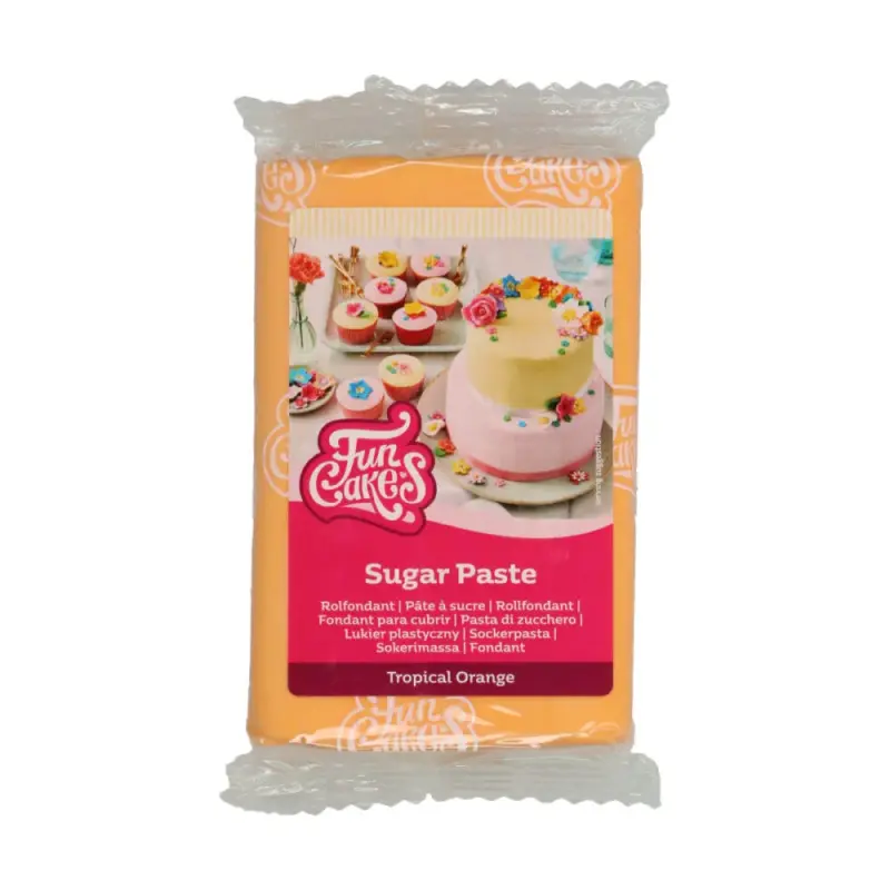 FunCakes Cukrová pasta Tropical orange tropicky oranžová 250 g