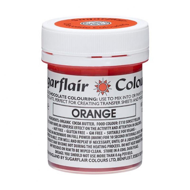 Farba do čokolády Orange, oranžová 35g