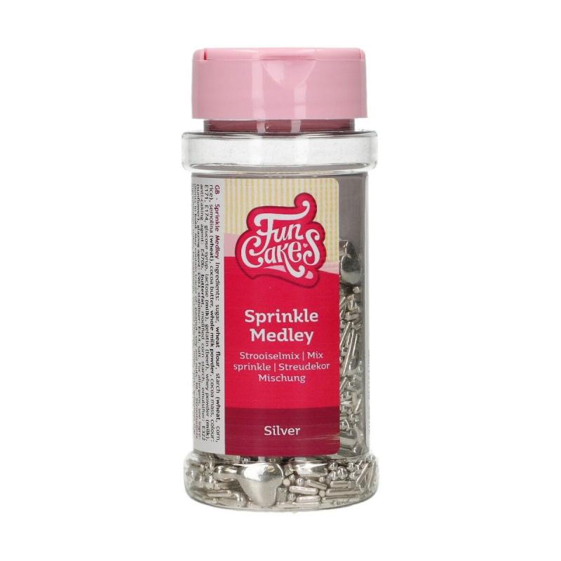 Zdobenie Medley strieborné 65 g