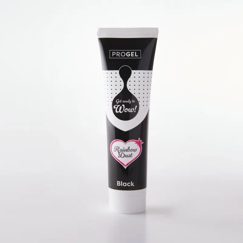 Rainbow Dust PROGEL Čierna farba 100g