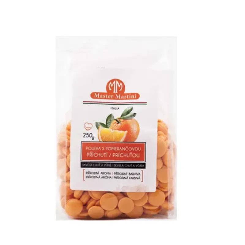 Master Martini - Poleva s pomarančovou príchuťou 250g