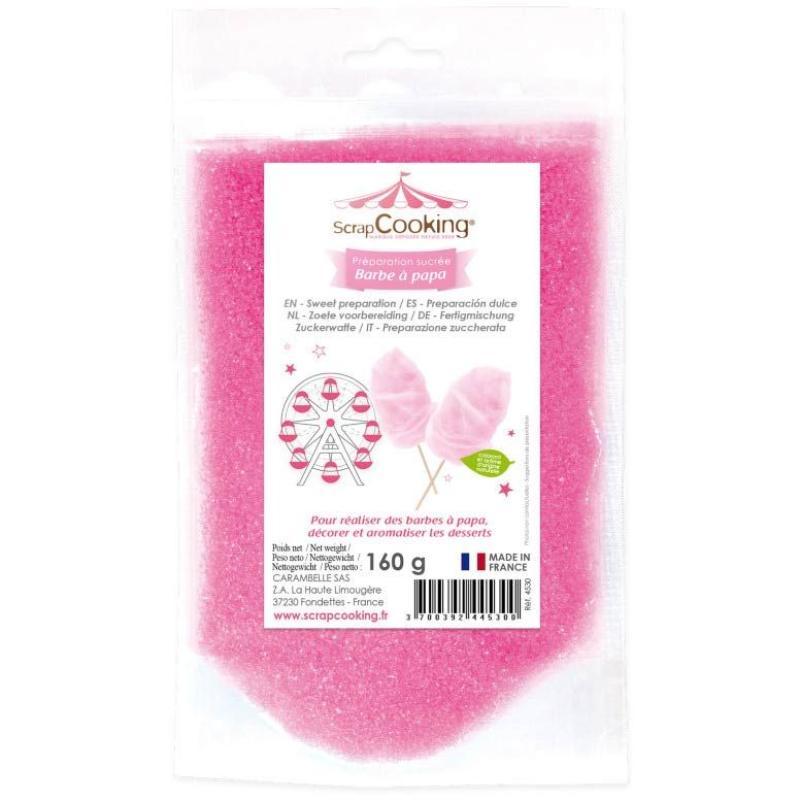 Cukor na výrobu cukrovej vaty pink mix cotton candy flavour 160g