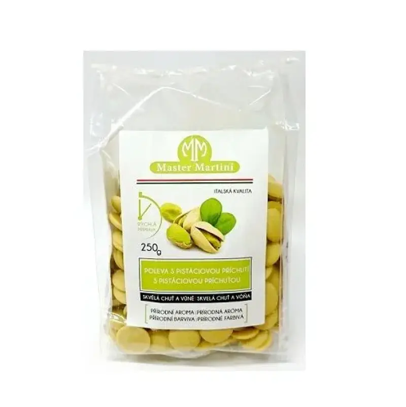 Master Martini - Poleva s pistáciovou príchuťou 250g