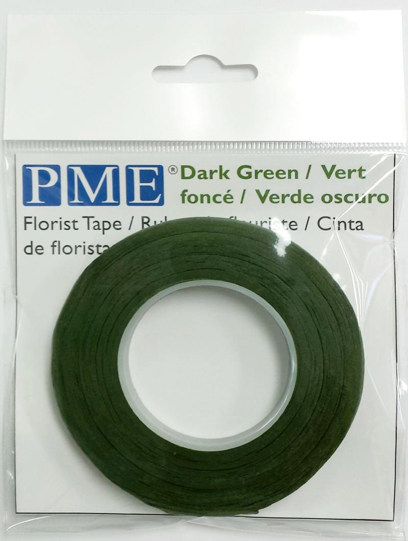 Floristická páska tmavo zelená