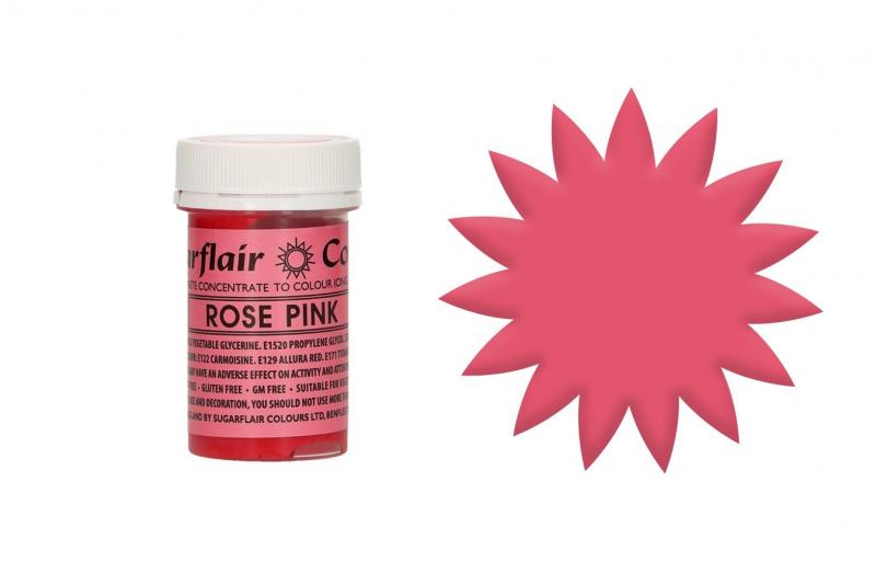 farba gélová Rose pink, ružová 25g