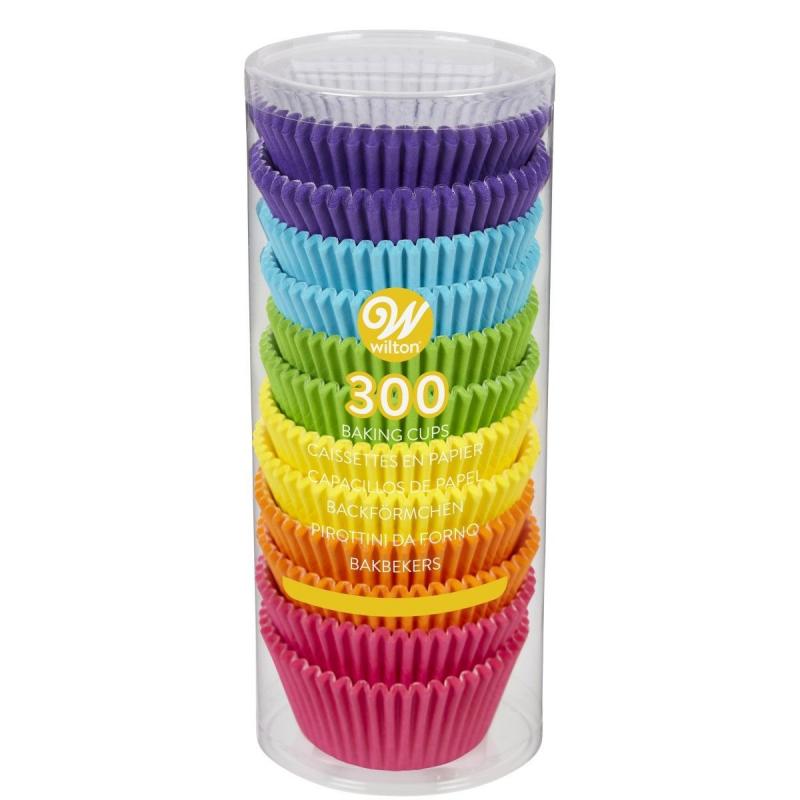 Košíčky dúhové farby 300 ks