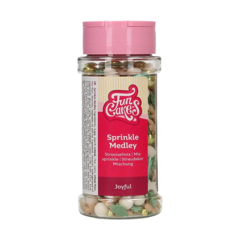 Zdobenie Medley Joyfull, vianočná zmes 65 g