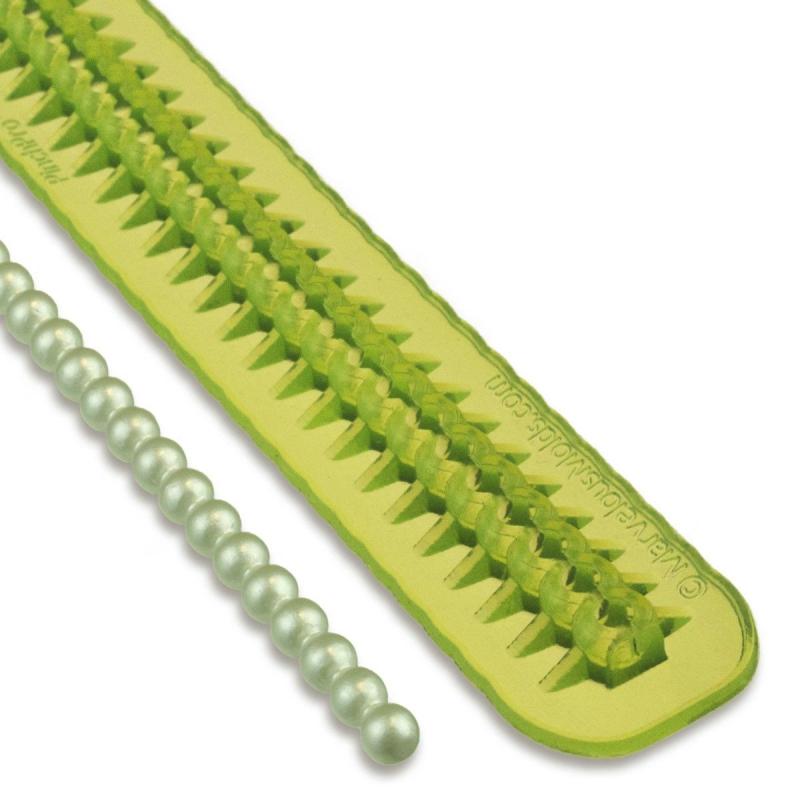 Silikónová formička reťaz guličiek 6 mm PRO-6MMP