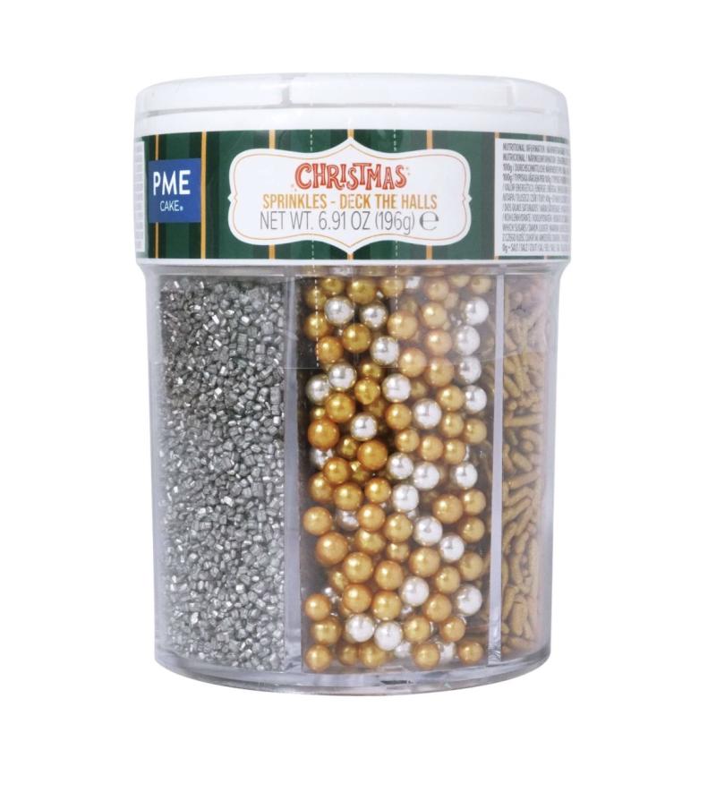 PME Vianočný posyp Sprinkles Holiday Sarkle 196g